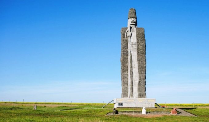 Statuia unui cioban, instalată în regiunea Odesa, este demnă de Cartea Recordurilor