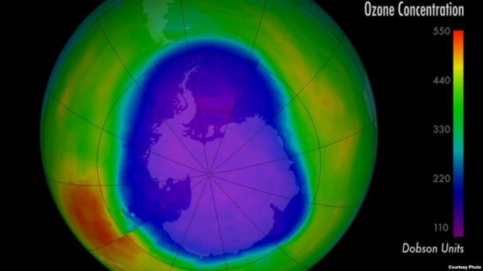 Veşti bune de la NASA: Gaura din stratul de ozon s-a micşorat cu 20%