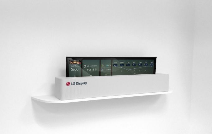 LG prezintă un televizor 4K OLED cu display care se rulează atunci când nu este folosit
