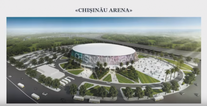 Foto. Construcţia complexului „Chişinău Arena” a început