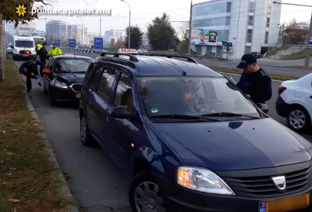 Peste 80 de taximetrişti au fost verificaţi azi de Poliţie, ANTA şi Fisc. S-a lăsat cu amenzi şi plăcuţe ridicate