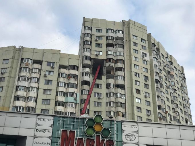 La ce etapă se află lucrările de restabilire a blocului de pe bulevardul Moscovei