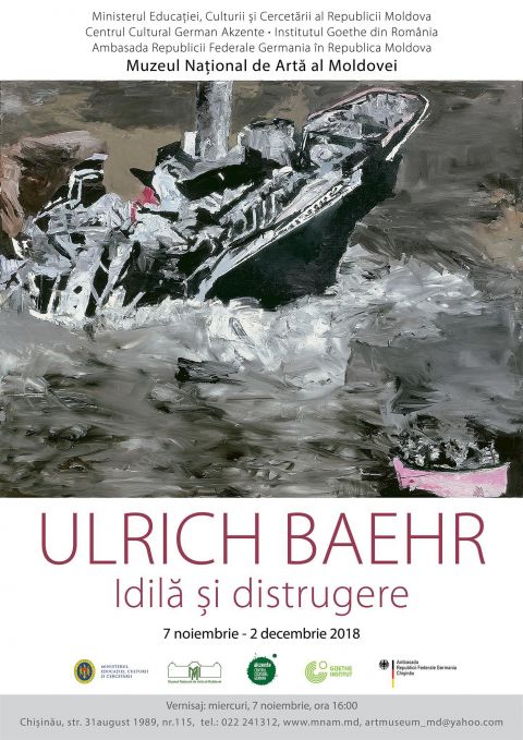 Expoziţia pictorului german Ulrich Baehr - „Idilă şi  distrugere“, la Muzeul Naţional de Artă al Moldovei