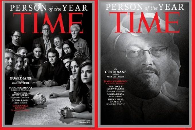 Mai mulţi jurnalişti, printre care Jamal Khashoggi, au primit titlul de Personalitatea Anului din partea Time
