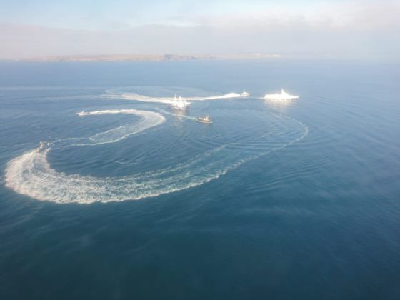 Comandanţii navelor ucrainene, capturate în Marea Neagră, refuză să depună mărturie