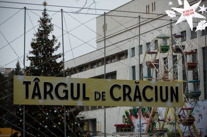 Târgul de Crăciun din centrul Chişinăului va fi inagurat în seara zilei de astăzi