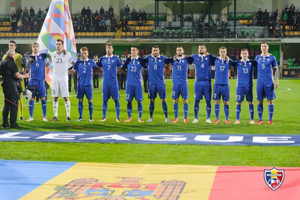 Naţionala de fotbal a R. Moldova încheie anul pe locul 170 în clasamentul FIFA
