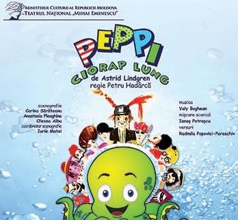 „Peppi Ciorap Lung”, musicalul lui Astrid Lindgren, va fi pus în scenă la Teatrul Naţional „Mihai Eminescu”