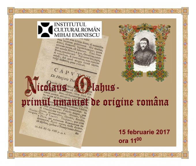 Expoziţia „Nicolaus Olahus – primul umanist de origine română” la galeria La Rond