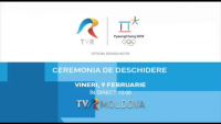 Ceremonia de deschidere a Jocurilor Olimpice de Iarnă se vede în direct la TVR MOLDOVA