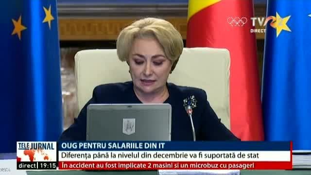 Guvernul de la Bucureşti a adoptat ordonanţa pentru salariile din IT. Diferenţa până la nivelul din decembrie va fi suportată de stat