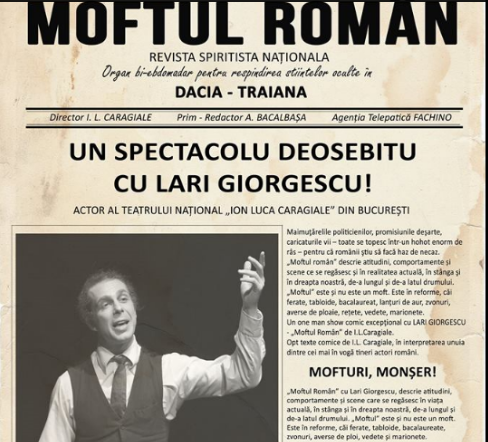 Teatrul Naţional ”I. L. Caragiale” din Bucureşti va prezenta două spectacole la Chişinău