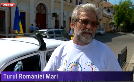 VIDEO. Un pensionar face turul României Mari la bordul unei Dacia 1310