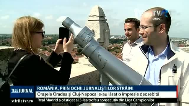 VIDEO.  România, prin ochii jurnaliştilor străini. Oradea şi Cluj-Napoca le-au lăsat o impresie deosebită