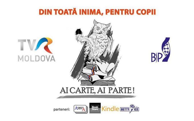 De Ziua Copiilor, TVR MOLDOVA dă start Campaniei „AI CARTE, AI PARTE!”