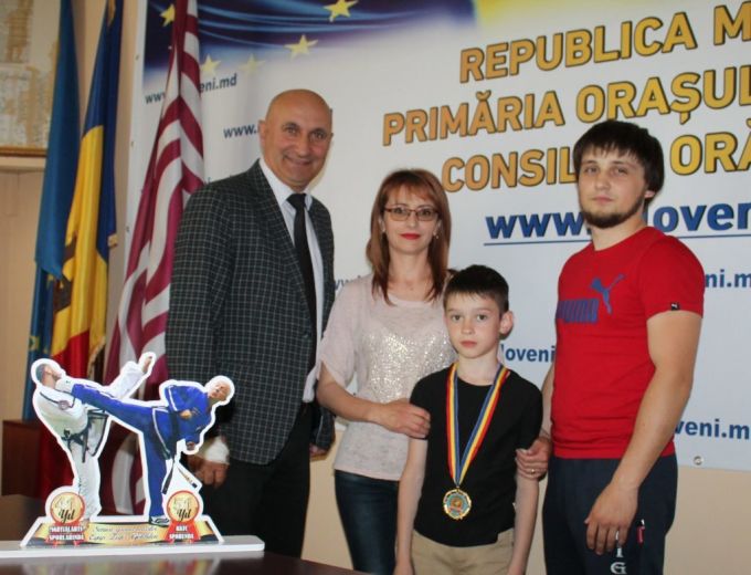 Un sportiv de şapte ani din Ialoveni s-a clasat pe primul loc la Campionatul Euro-Asiatic la TAEKWON-DO