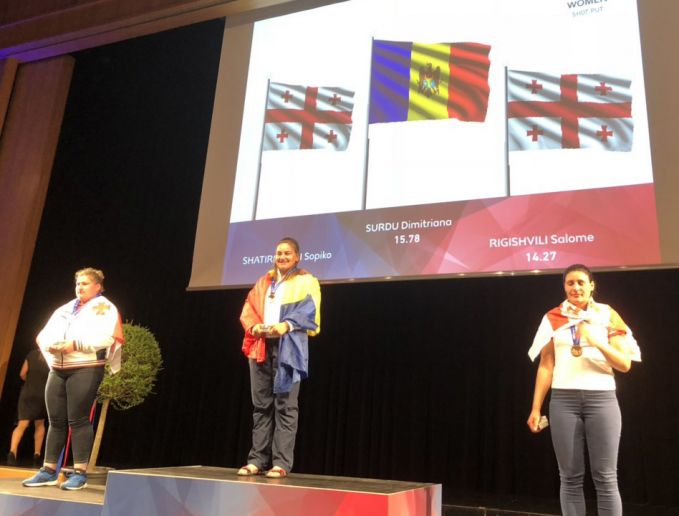 Două medalii de aur la Campionatul ţărilor mici pentru sportiva din Republica Moldova, Dimitriana Surdu