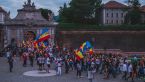 FOTO. A început Marşul Centenarului. Sute de manifestanţi au pornit pe jos spre Chişinău