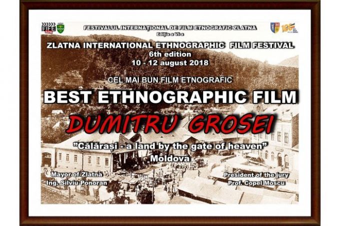 Cineastul Dumitru Grosei din R. Moldova a obţinut marele premiu la un festival de film din România