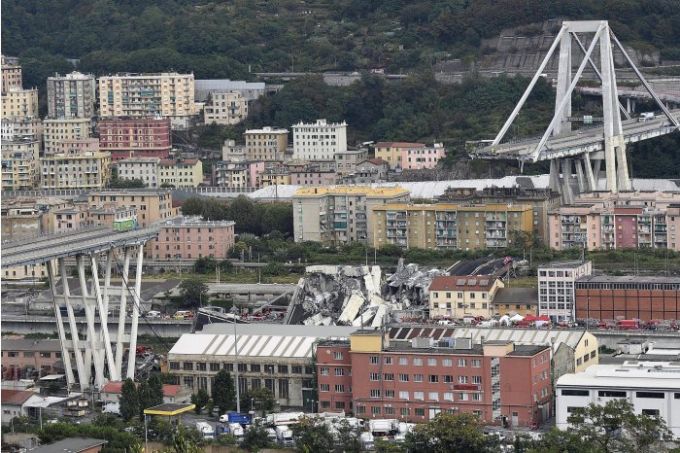 Doliu naţional în Italia în legătură cu tragedia din Genova