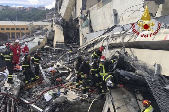 Tragedia de la Genova: Bilanţul a ajuns la 41 de morţi. Zi de doliu naţional în Italia
