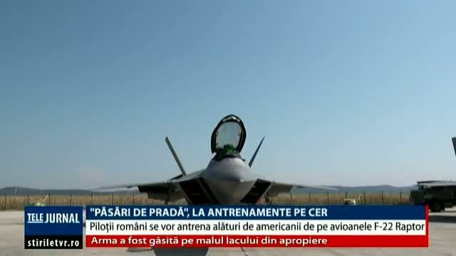 VIDEO.  Piloţii români se vor antrena alături de americanii de pe avioanele F-22, la Câmpia Turzii