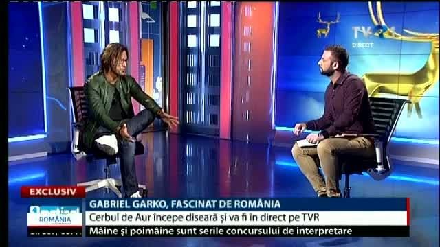 VIDEO. Gabriel Garko, invitatul special al Cerbului de Aur, la TVR: Îmi place tot ce reprezintă pentru mine o provocare