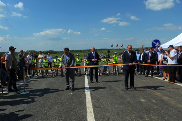 Drumul de ocolire a oraşului Ungheni a fost inaugurat