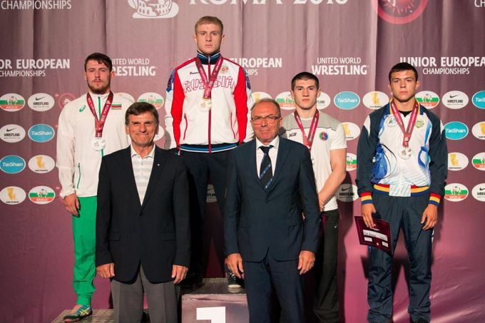 Luptătorul de stil liber Piotr Caraseni din R. Moldova a cucerit bronzul la Europenele de tineret