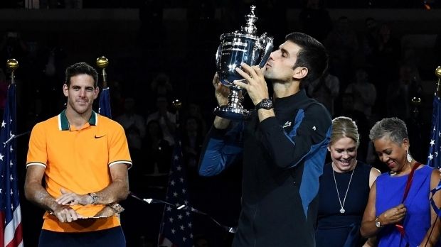 Novak Djokovici a câştigat a treia oară US Open, după ce l-a învins pe Juan Martin del Potro cu 6-3, 7-6 (4), 6-3