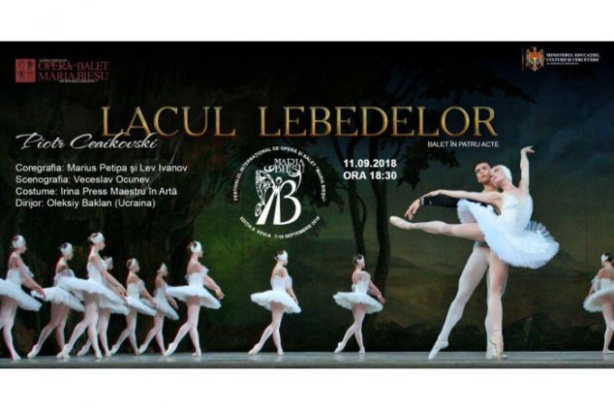 Spectacolul „Lacul lebedelor” de Piotr Ilici Ceaikovski pe scena Teatrului Naţional de Operă şi Balet