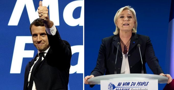 Franţa: Partidele lui Macron şi Le Pen, practic la egalitate