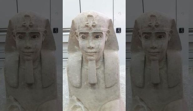 O statuie remarcabilă a unui sfinx a fost descoperită în Egipt