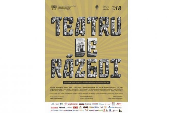 Spectacolul „Teatru de război” prezentat la Teatrul Naţional „Mihai Eminescu” din Chişinău