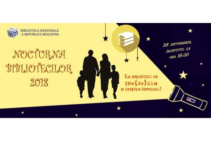 Nocturna Bibliotecilor organizată la Biblioteca Naţională din Chişinău