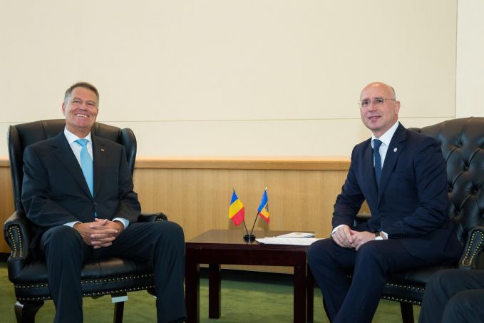 Pavel Filip şi Klaus Iohannis, întrevedere la New York: Republica Moldova contează pe sprijinul României în parcursul european al ţării