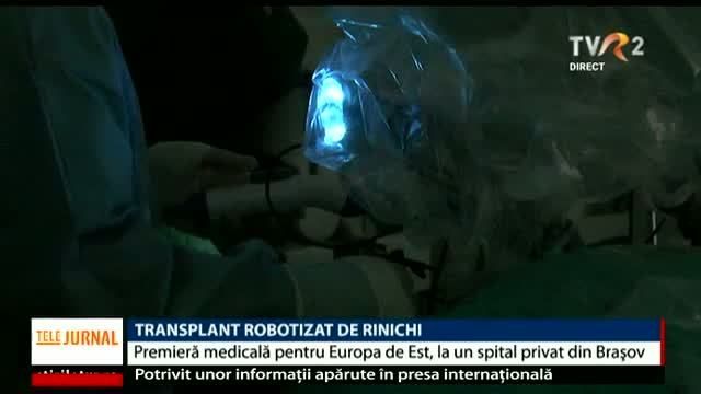 VIDEO. Premieră medicală pentru Europa de Est, la un spital privat din Braşov - transplantul robotizat de rinichi