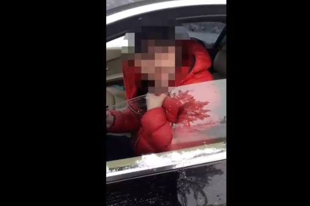 VIDEO. Poliţia a publicat filmuleţul integral cu discuţia dintre şoferul din Găgăuzia şi inspectorul de patrulare