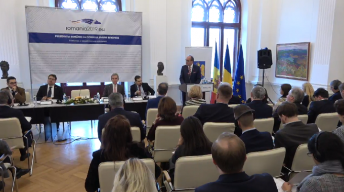 VIDEO. Eveniment Public: Prezentarea Priorităţilor Preşedinţiei României a Consiliului UE
