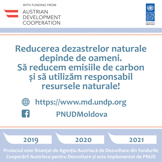 Agenţia Austriacă pentru Dezvoltare şi PNUD vor contribui la consolidarea capacităţilor Republicii Moldova de răspuns şi gestionare în caz de dezastre