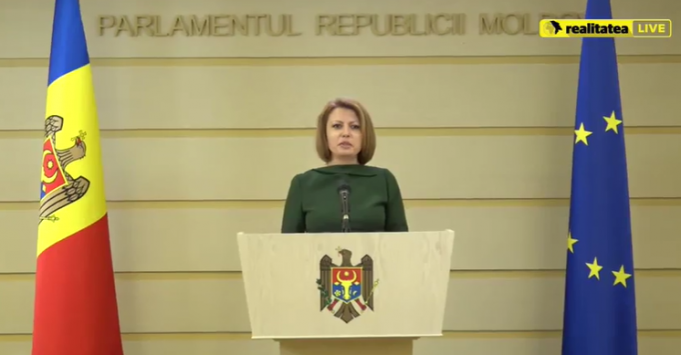 VIDEO. Deputatul ACUM Arina Spătaru susţine o conferinţă de presă