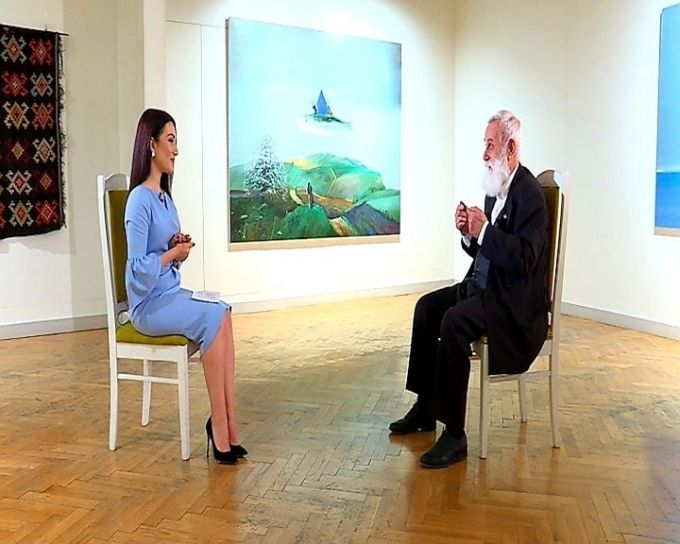 Artistul plastic Ştefan Câlţia, vine în această seară la Interviurile Telejurnalului