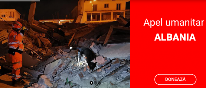 Crucea Roşie Română a lansat un apel umanitar de urgenţă pentru susţinerea victimelor cutremurului din Albania