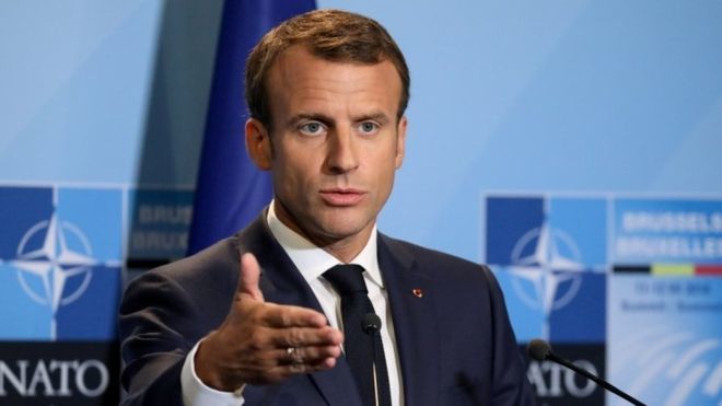 Macron a revenit asupra afirmaţiei potrivit căreia NATO este în „moarte cerebrală”