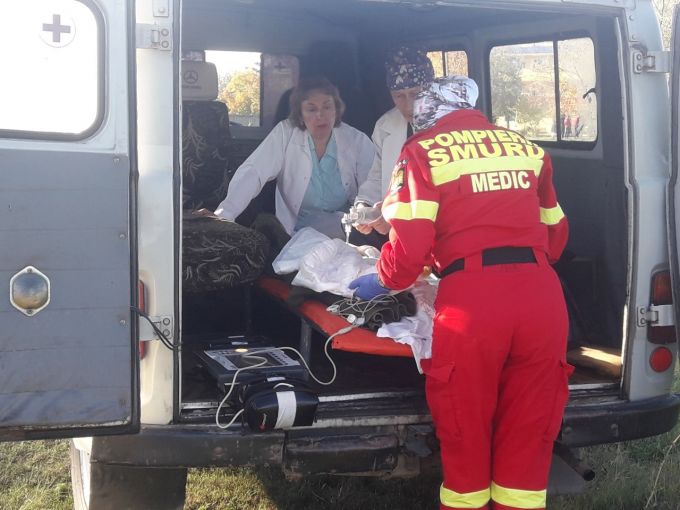 UPDATE. Un nou-născut a fost adus la Chişinău cu un elicopter SMURD, după ce a suferit arsuri pe 90% din suprafaţa corpului