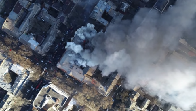 Numărul persoanelor decedate în urma incendiului din Odesa se ridică la 16