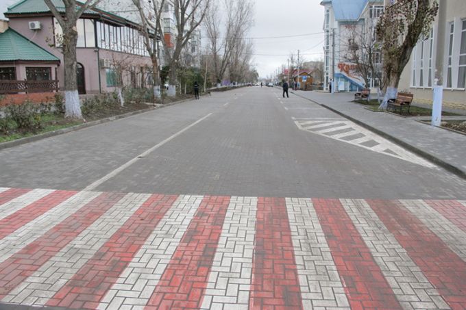 Strada Puşkin din Comrat, reconstruită cu sprijinul Germaniei