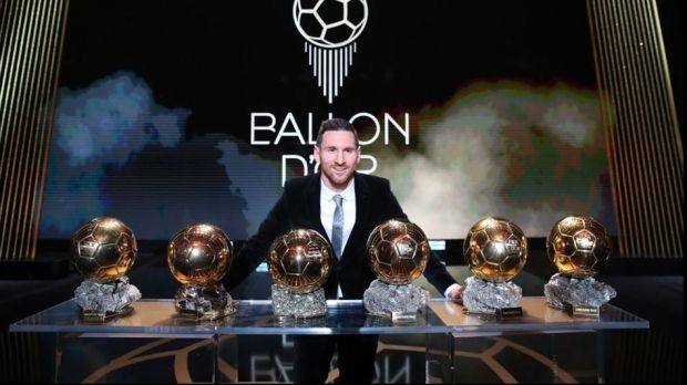 VIDEO. Lionel Messi a câştigat cel de-al şaselea Balon de Aur din carieră