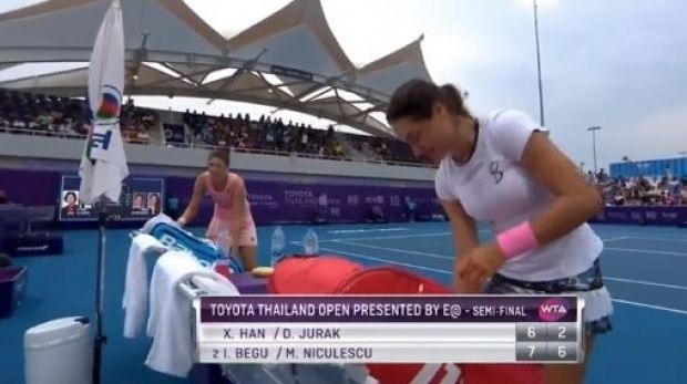Irina Begu şi Monica Niculescu s-au calificat în finala probei de dublu a turneului WTA din Thailanda