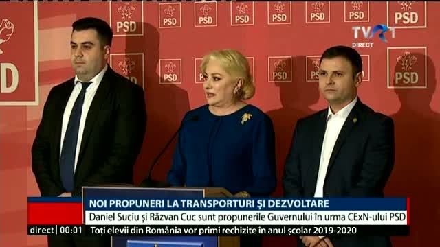 Răzvan Cuc şi Daniel Suciu, votaţi de CEx al PSD pentru ministerele Transporturilor şi Dezvoltării